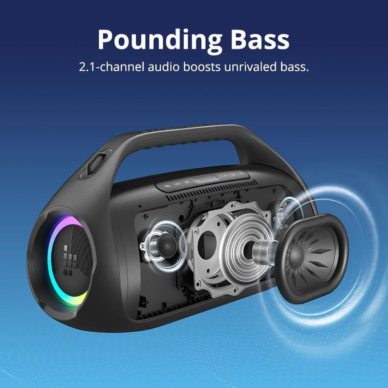 Bocina Bluetooth Portátil 90W para Fiestas