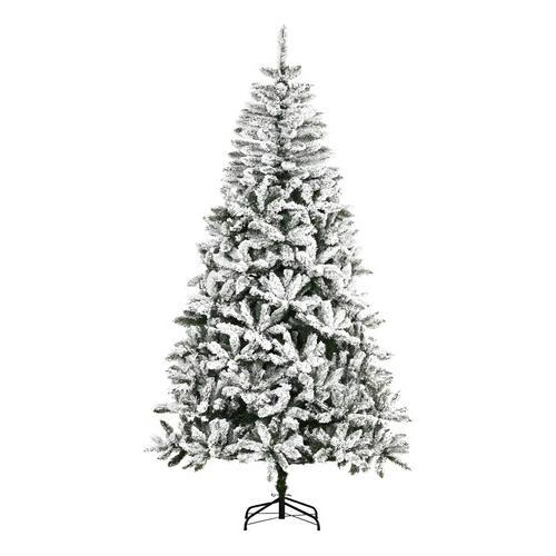 Arbol De Navidad 180 Cm Artificial Pino Navideño Frondoso - Blanco