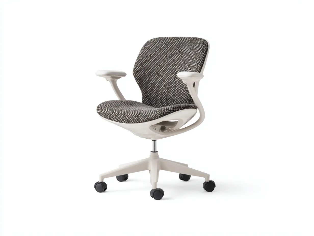 Silla de oficina 68×65×105 cm – gris – diseño ergonómico para trabajo diario-Midorianest