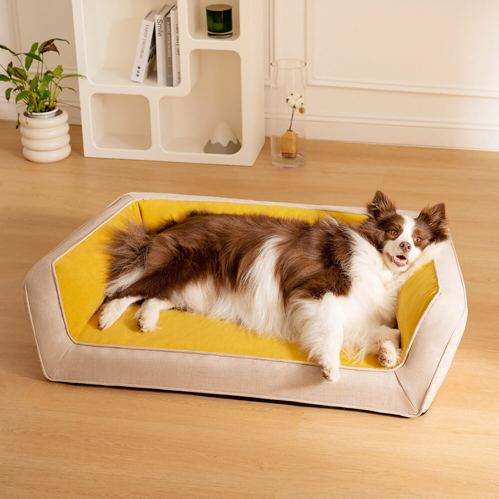 Ultimate Lounger Full Support Comfortable Orthopedic Dog Sofa Bed-wonderminiworld