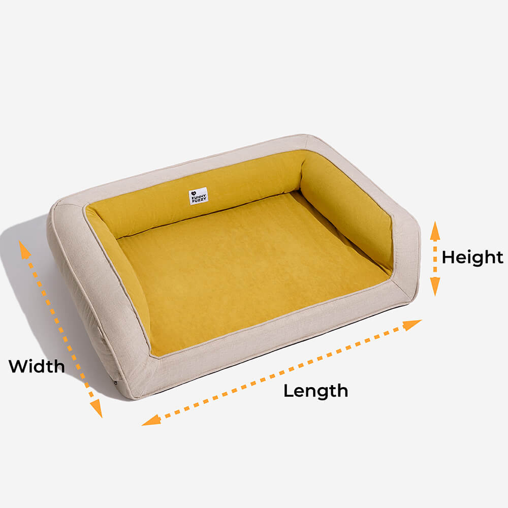 Ultimate Lounger Full Support Comfortable Orthopedic Dog Sofa Bed-wonderminiworld