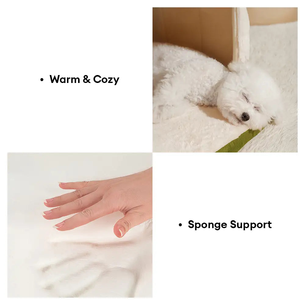 Cave-Style Warm Deep Sleeping Snug Cat Cave Dog House