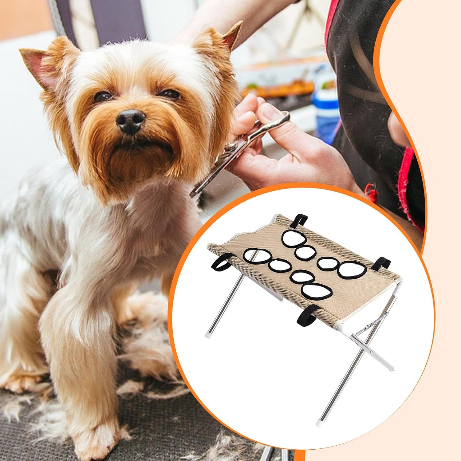 Dog Grooming Hammock for Nail Trimming & Pet Care