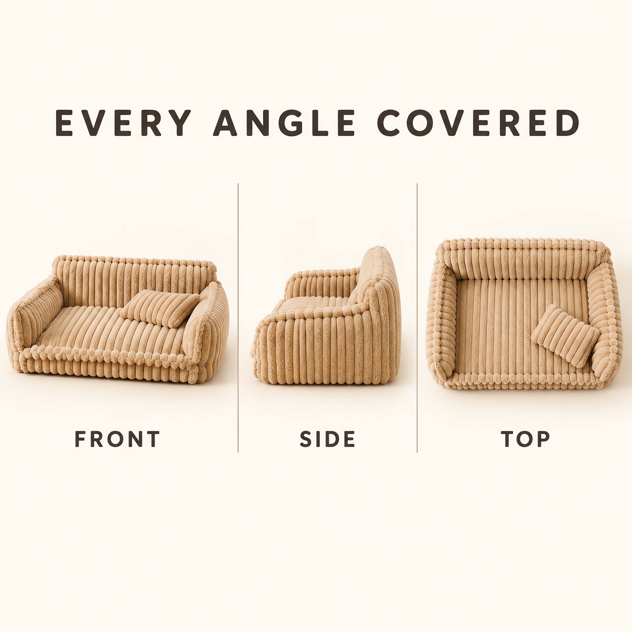 Snoozy Dream Dog Sofa with Removable Washable Cover