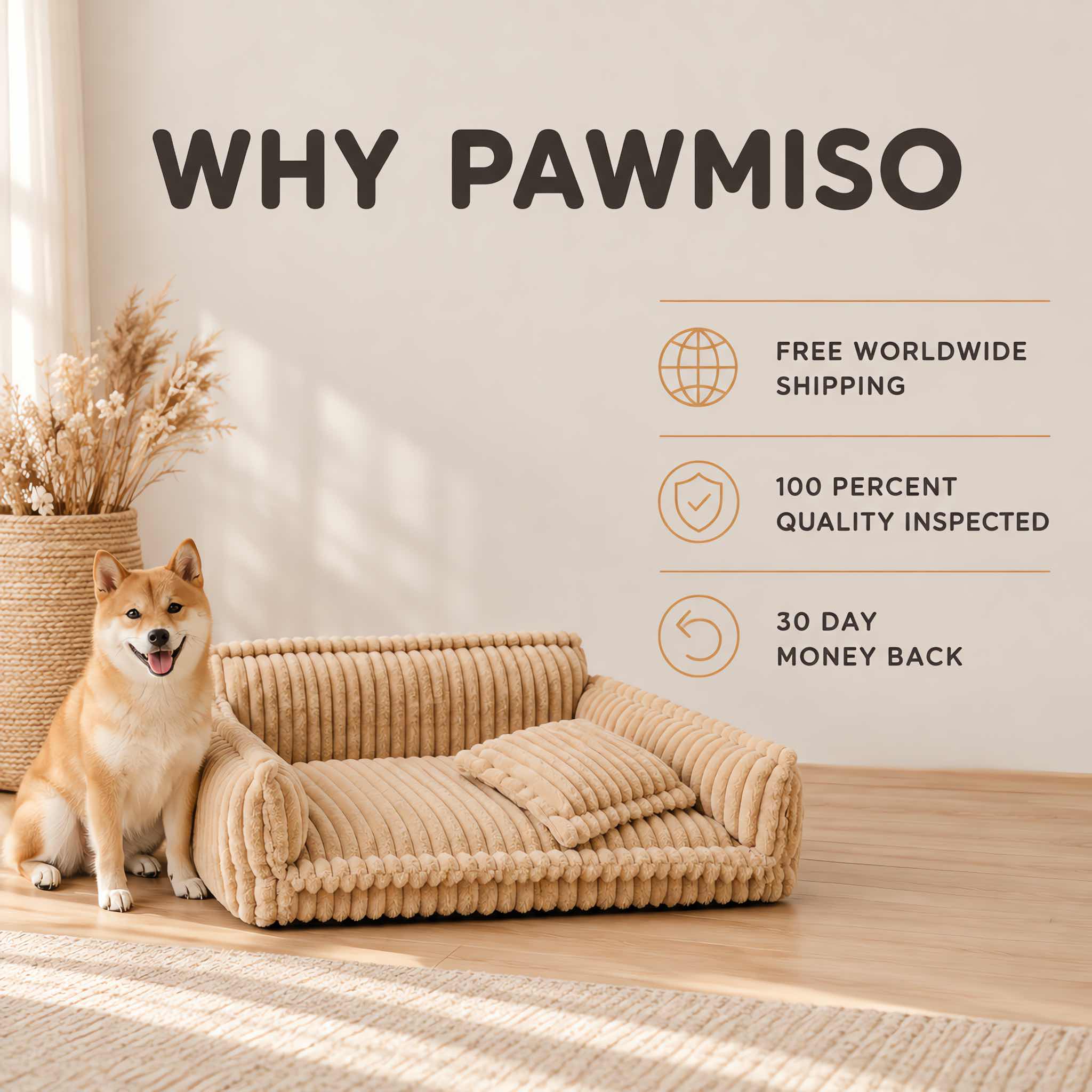 Snoozy Dream Dog Sofa with Removable Washable Cover