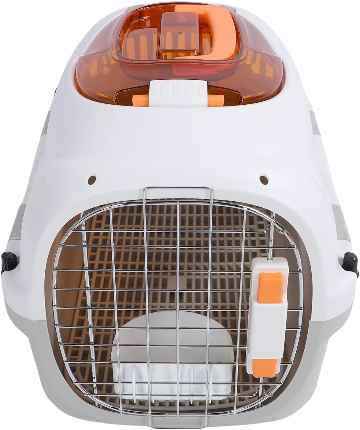 Hard Shell Pet Carrier, Airline Cat & Dog Travel Crate, Large Space for Outdoors Trip, Plastic Pet Kennel, for Vehicle Transport