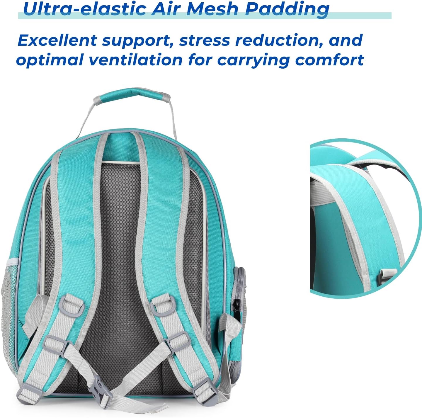 Pet Carrier Backpack, Bubble Backpack Carrier, Cats and Puppies,Airline-Approved, Designed for Travel, Hiking, Walking & Outdoor Use (Dual Expandable-Green)