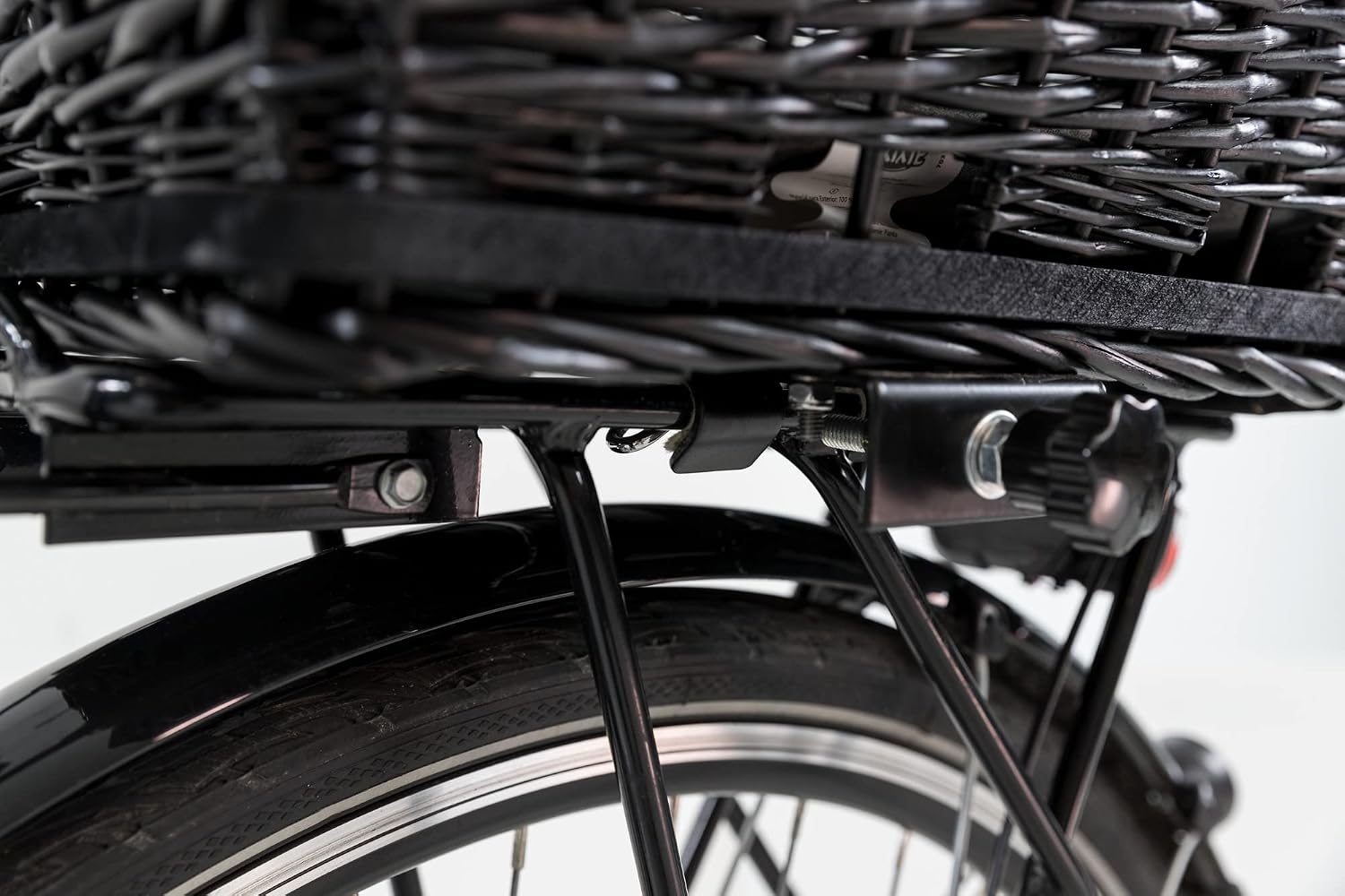 TRIXIE Bicycle Basket with Grille for Pannier Rack
