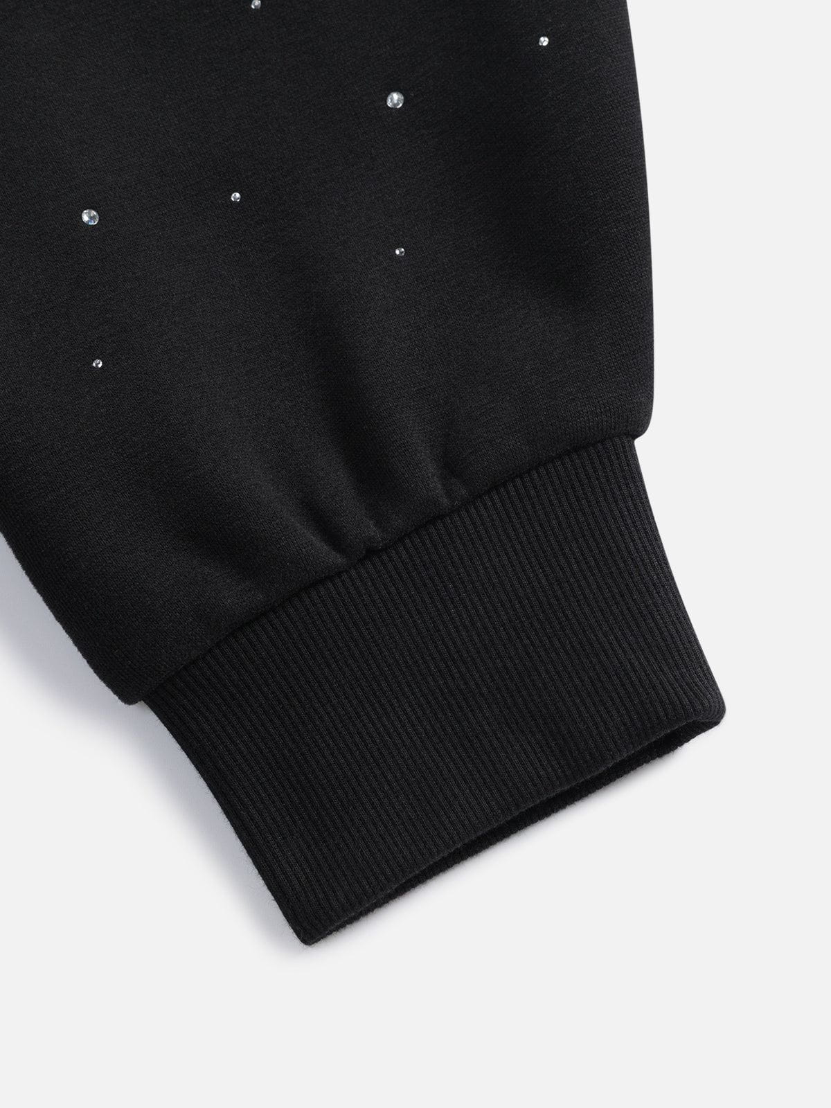 Rhinestone Pullover Hoodie