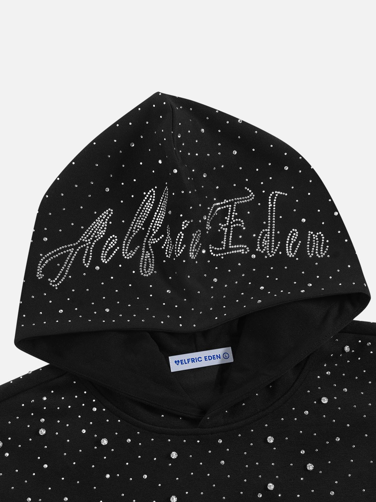 Rhinestone Pullover Hoodie