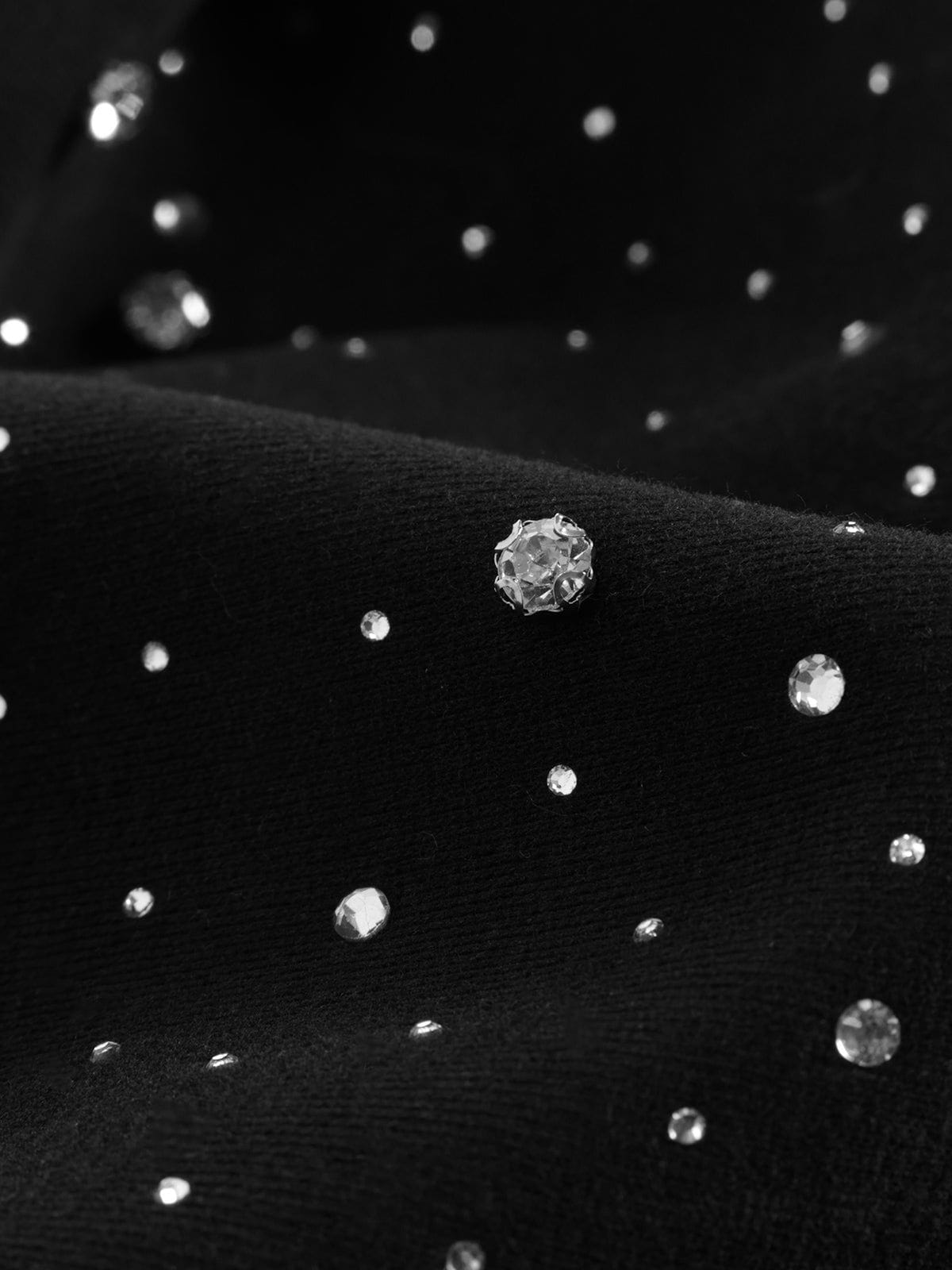 Rhinestone Pullover Hoodie