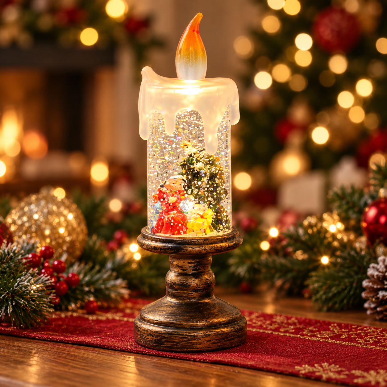Christmas Eve candle light