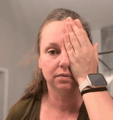 Short facial massage demonstration