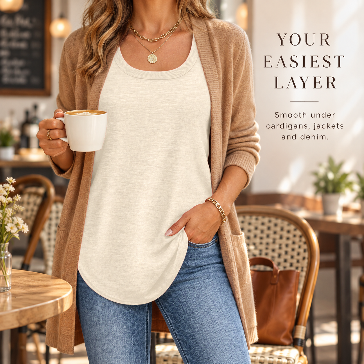 Evelyn Everyday Longline Tank