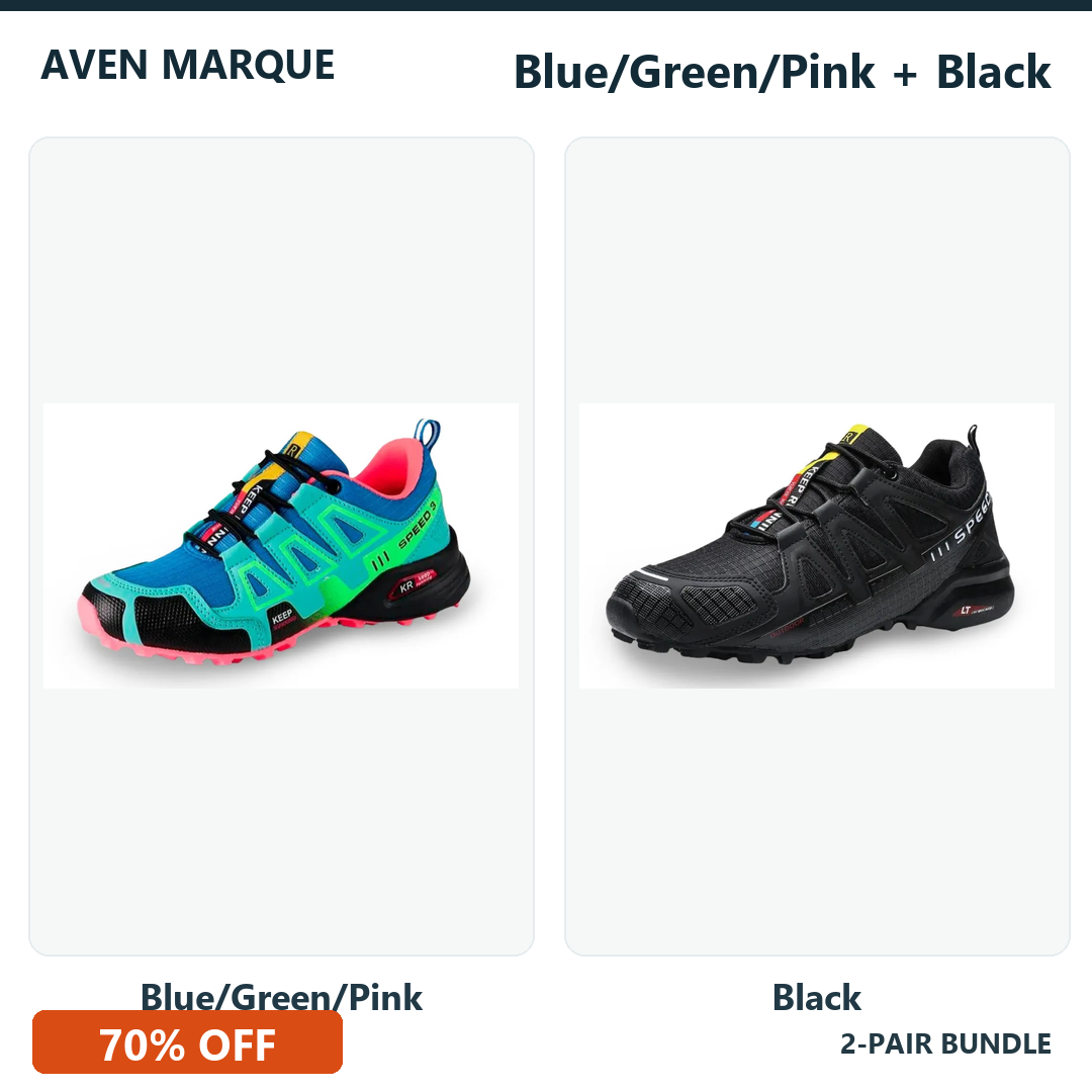 Blue/Green/Pink+Black bundle - 70% OFF