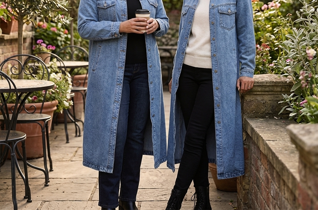 Denara Denim Maxi Coat