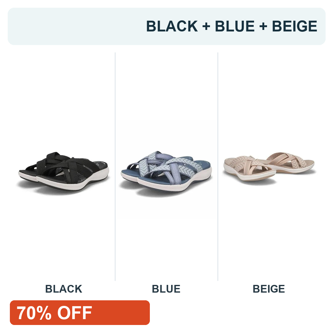 BLACK+BLUE+BEIGE 3-pair set 70% OFF