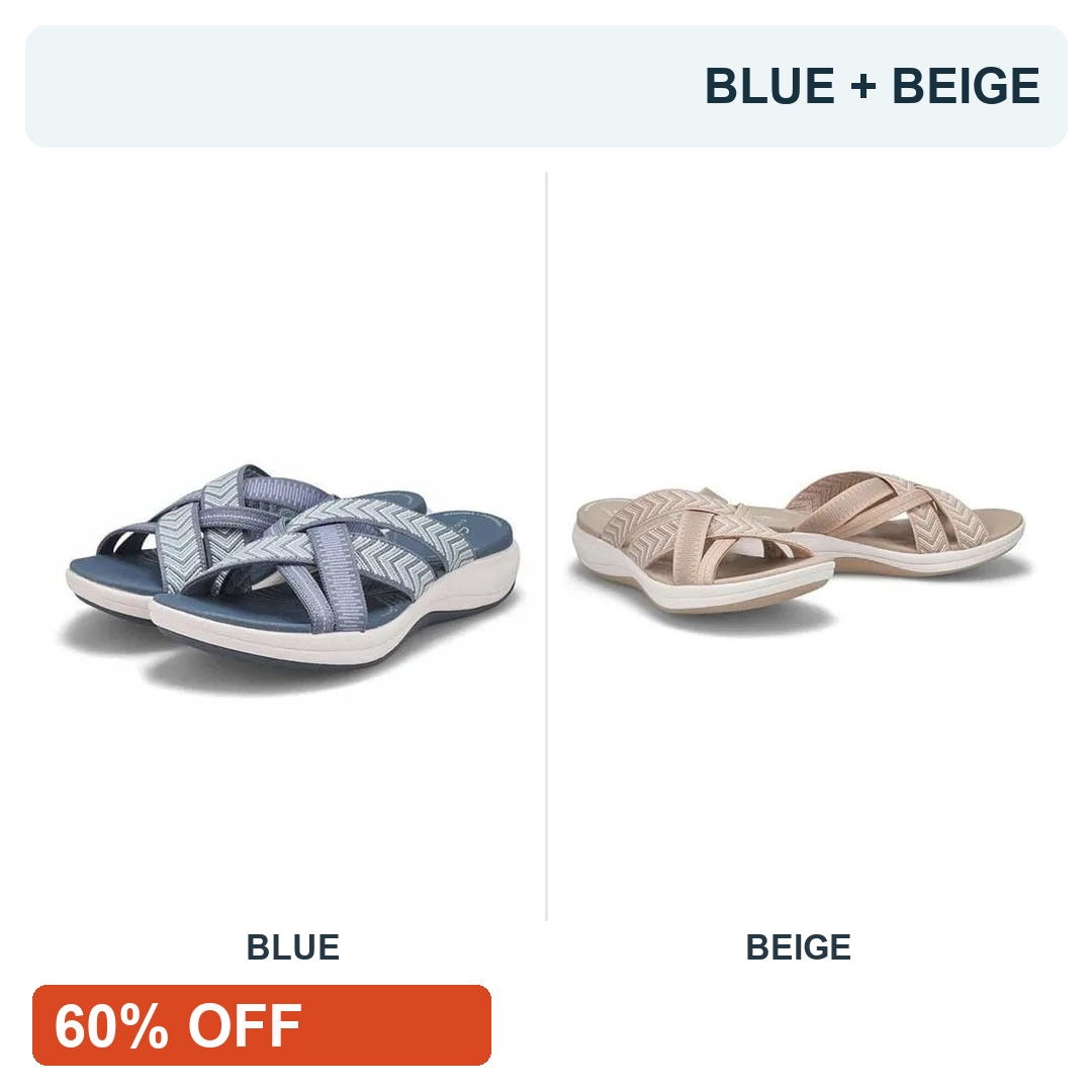 BLUE+BEIGE 2-pair set 60% OFF
