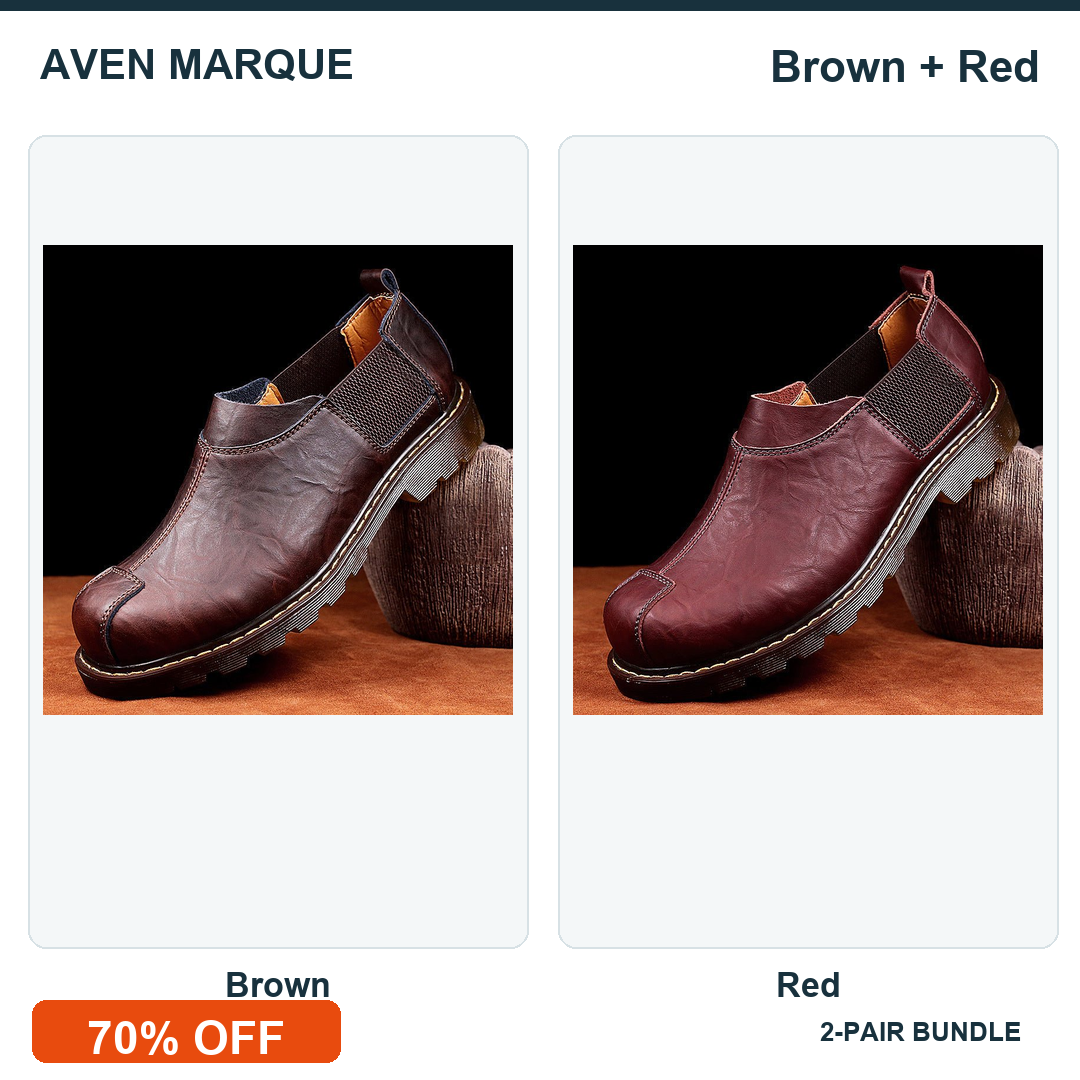 Brown+Red two-pair bundle, 70% OFF