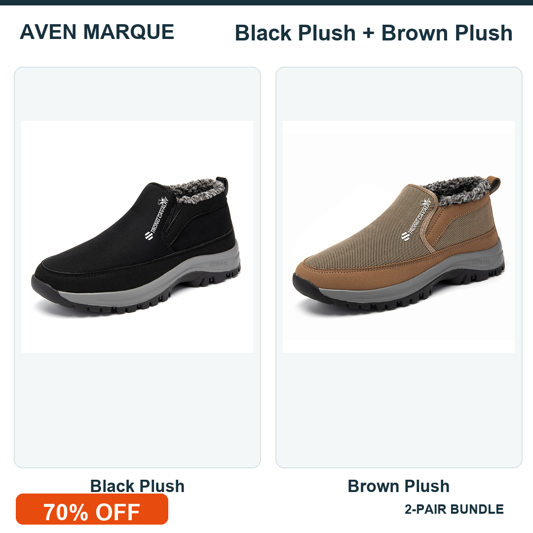 Black Plush+Brown Plush two-pair bundle, 70% OFF