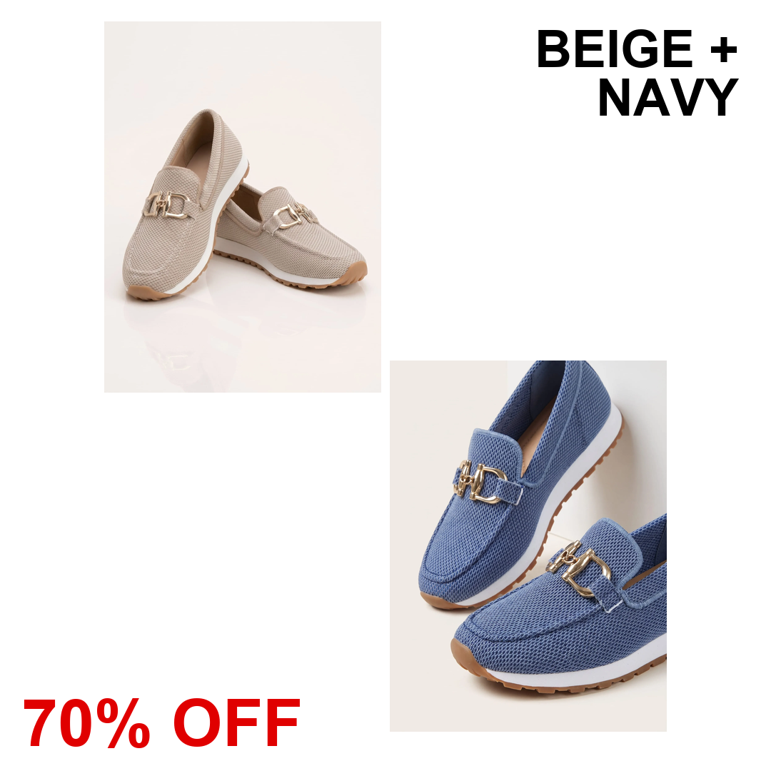 🔥BUY 2 (Beige+Navy) 70% OFF two-pair bundle, 70% OFF