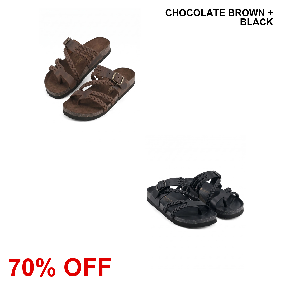 🔥BUY 2 (Chocolate Brown+Black) 70% OFF two-pair bundle, 70% OFF
