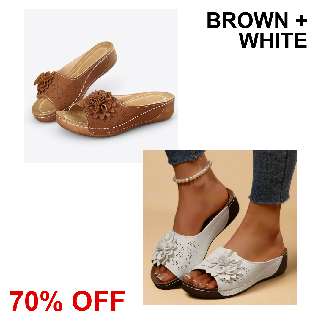 🔥BUY 2 (Brown+White) 70% OFF two-pair bundle, 70% OFF