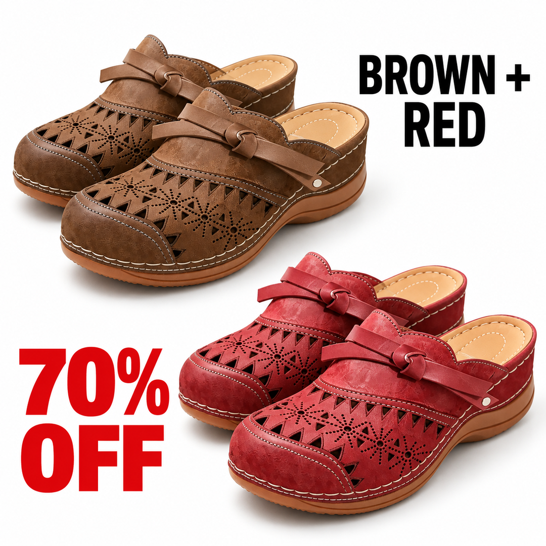 Brown + Red two-pair bundle, 70% OFF