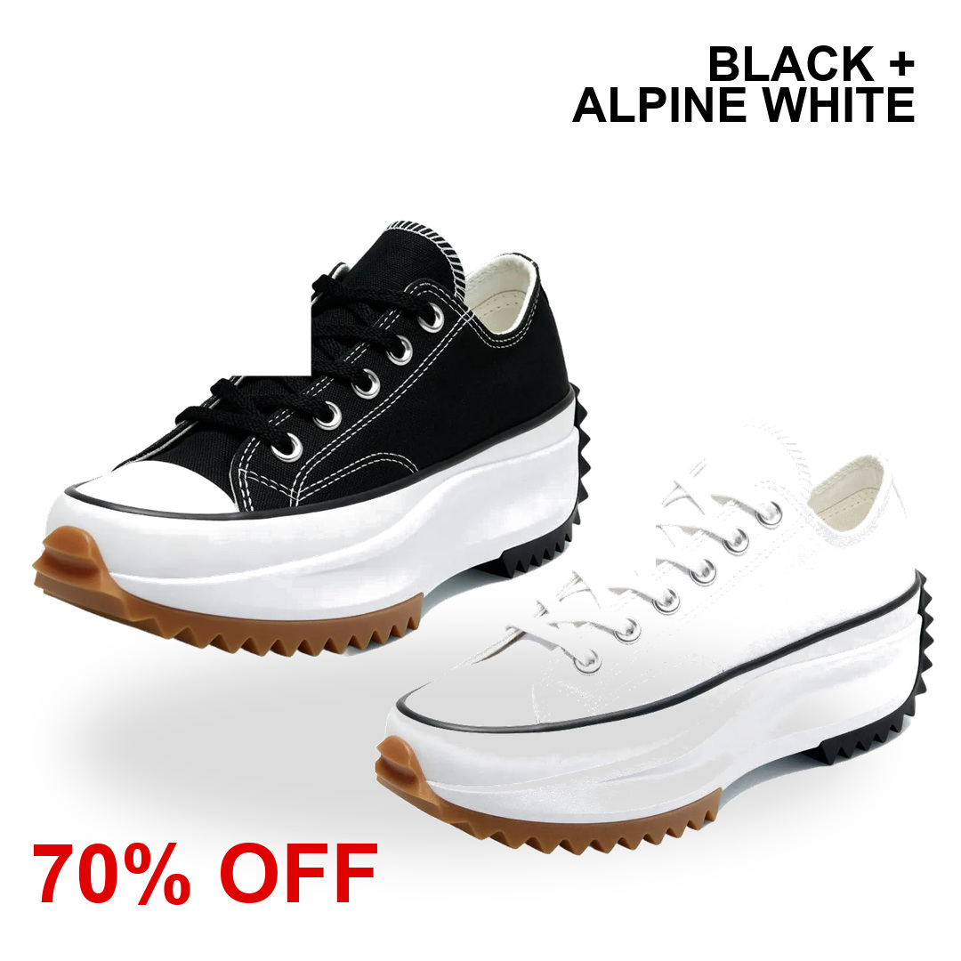 Black + Alpine White two-pair bundle, 70% OFF
