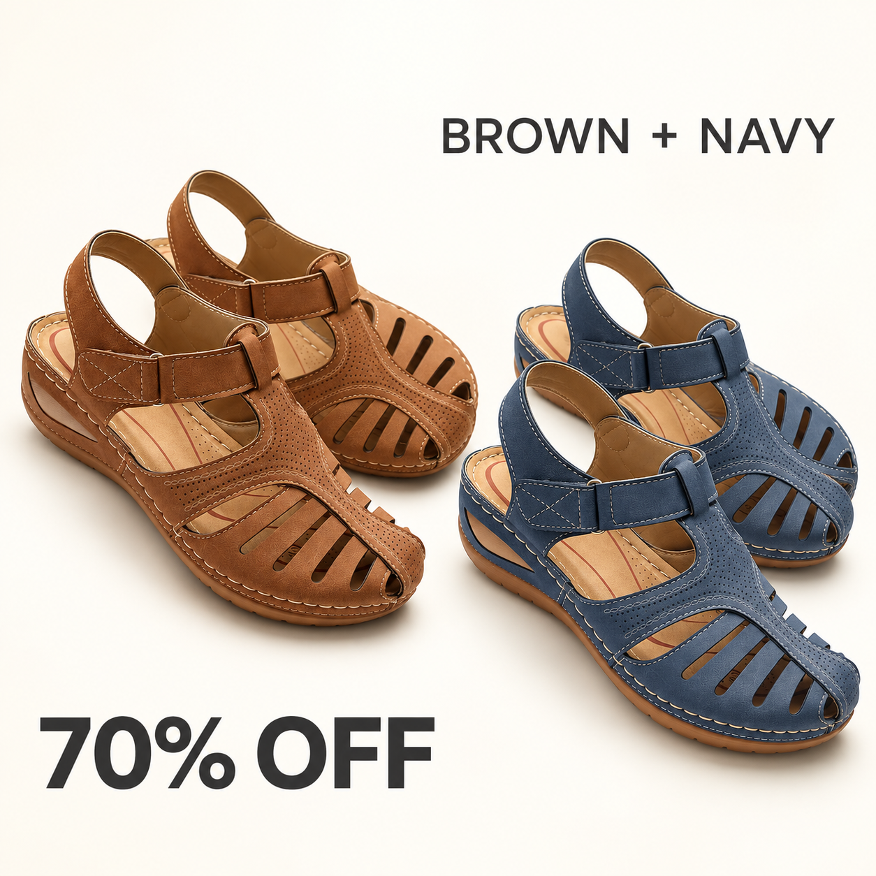 Brown and Navy two-pair bundle, 70% off