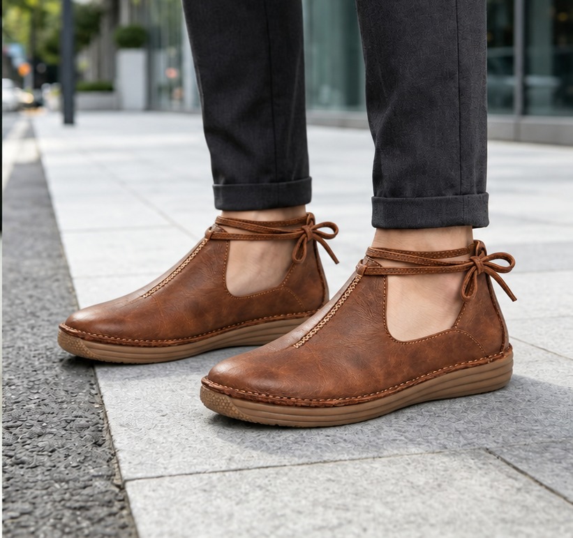 Delaina Vintage Lace-Up Shoes &mdash; Styled for a day out