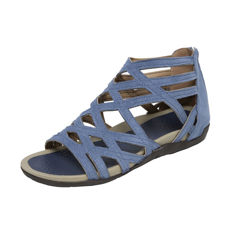 Blue gladiator sandal - authentic side detail