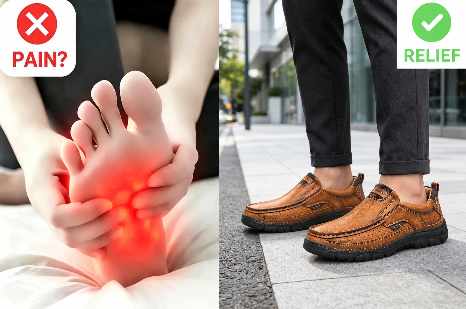 Pain relief and all-day walking comfort