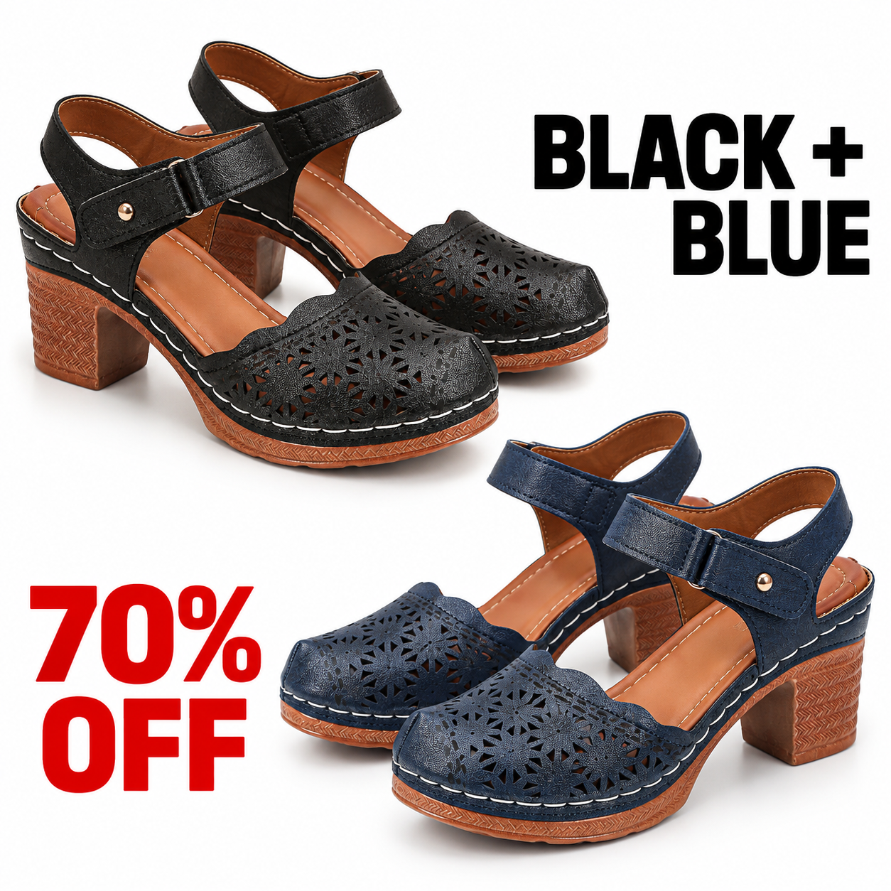 Black and Blue two-pair bundle, 70% off