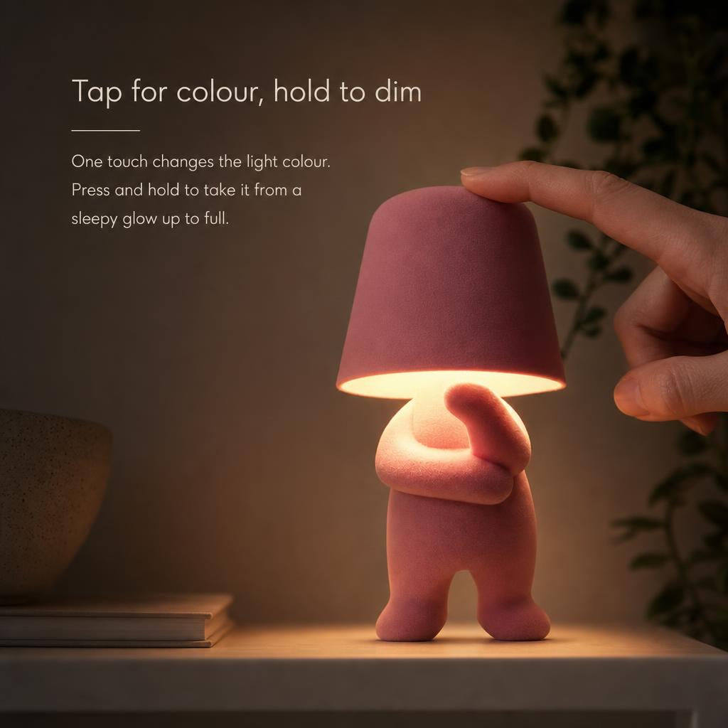 BudBuddyGlow Rechargeable Touch Night Light