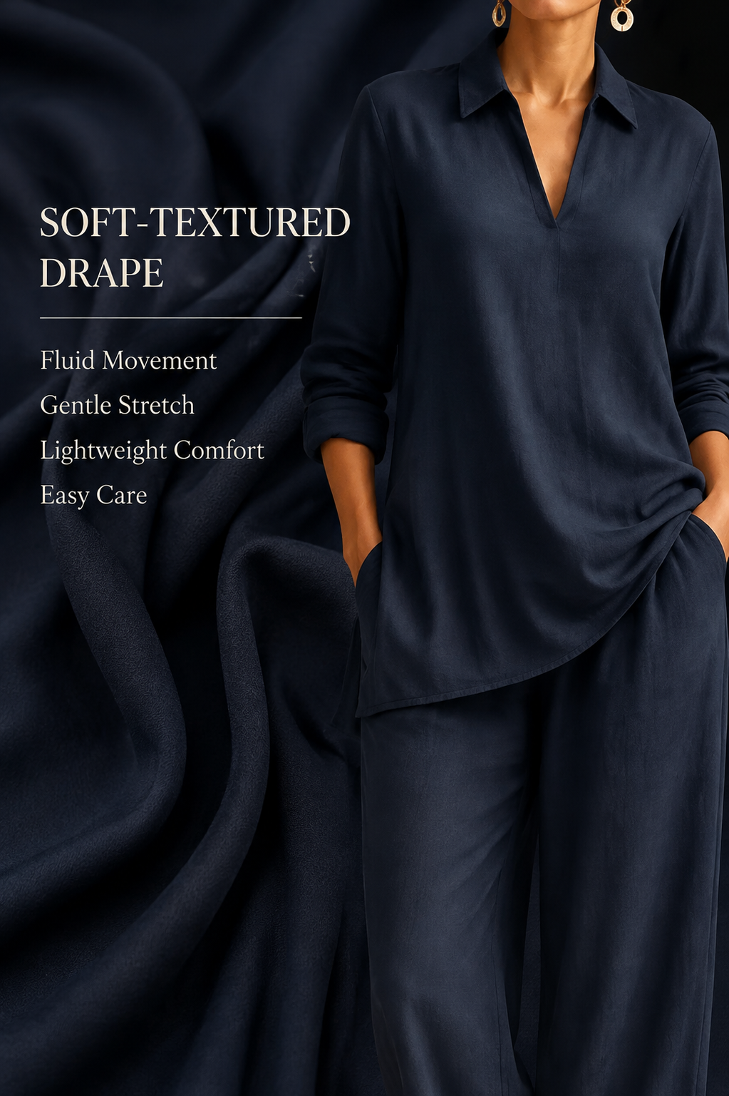 Camille soft textured drape fabric benefits
