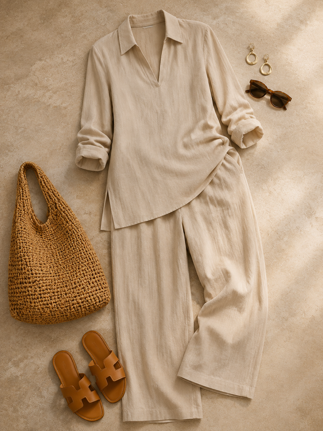 Camille two-piece set outfit styling