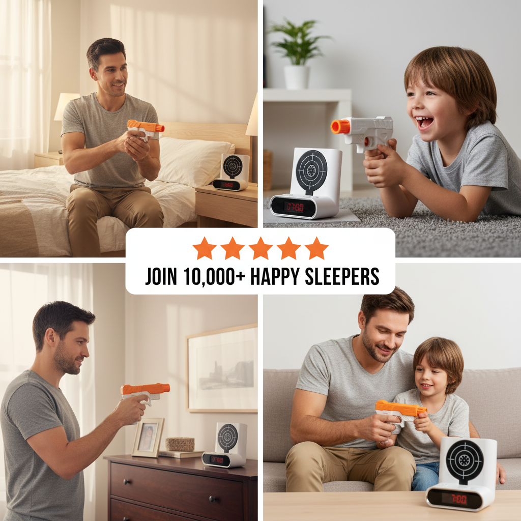 Shooting Alarm Clock