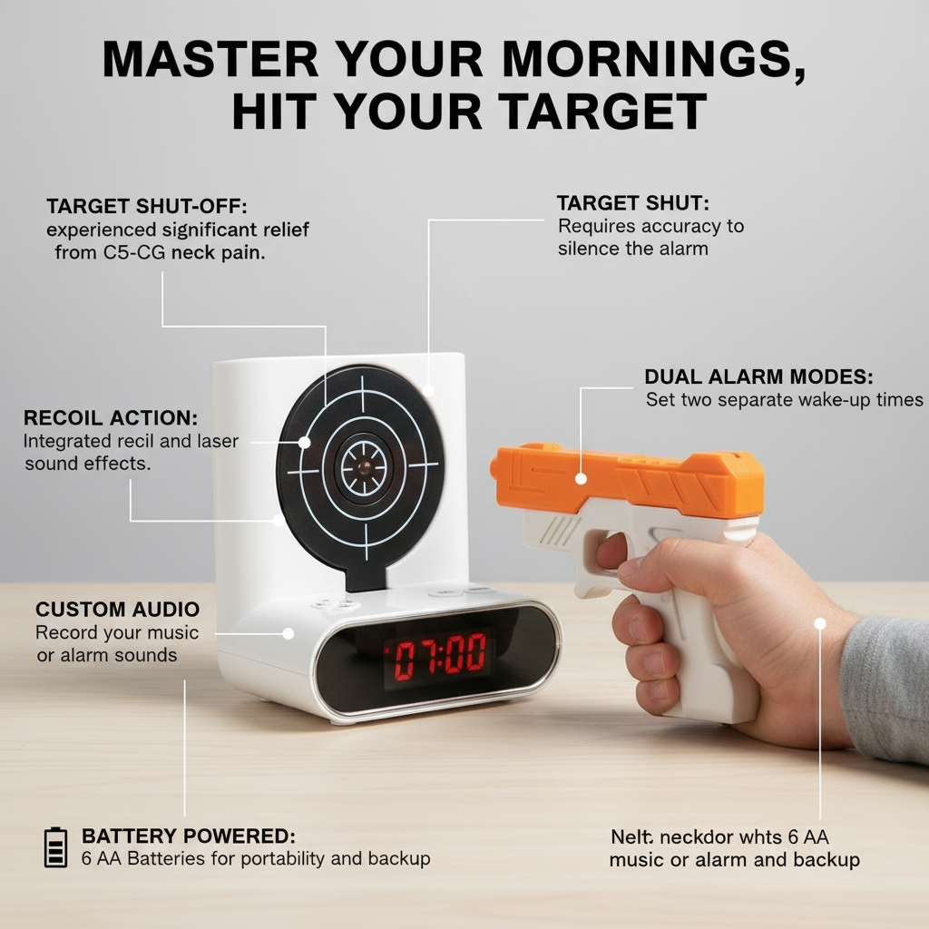 Shooting Alarm Clock