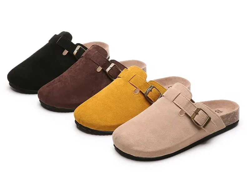 Adjustable buckle clogs in four core colors