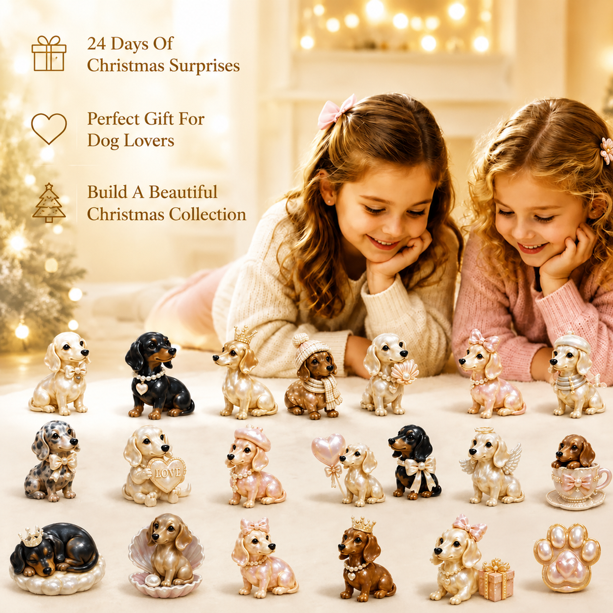 Dachshund Christmas Advent Calendar – 24 Days of Collectible Surprises