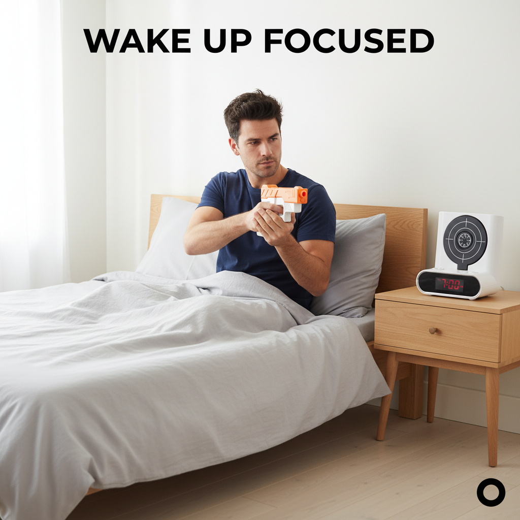 Shooting Alarm Clock