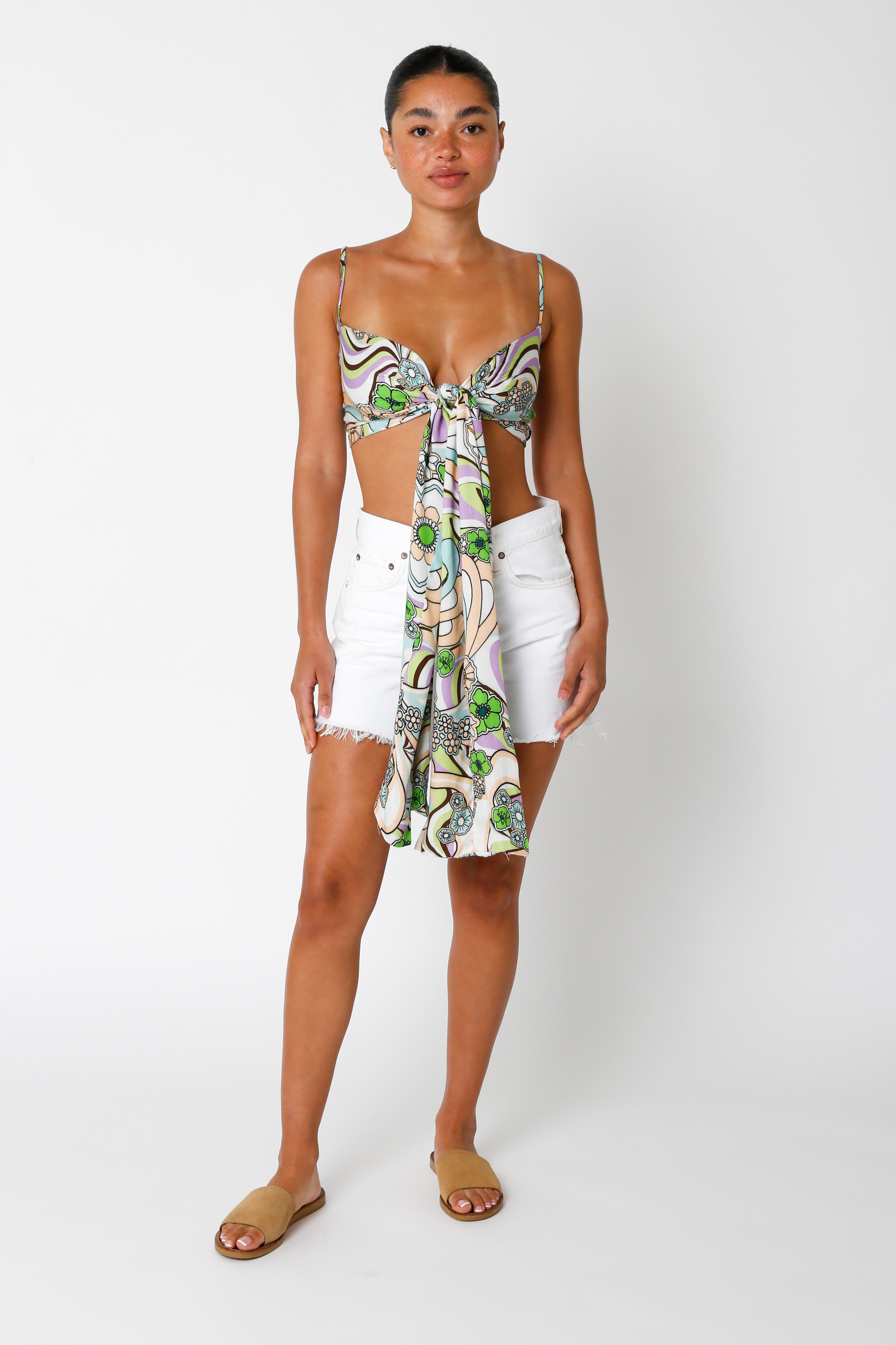 Jade Crop Tie Top FINAL SALE