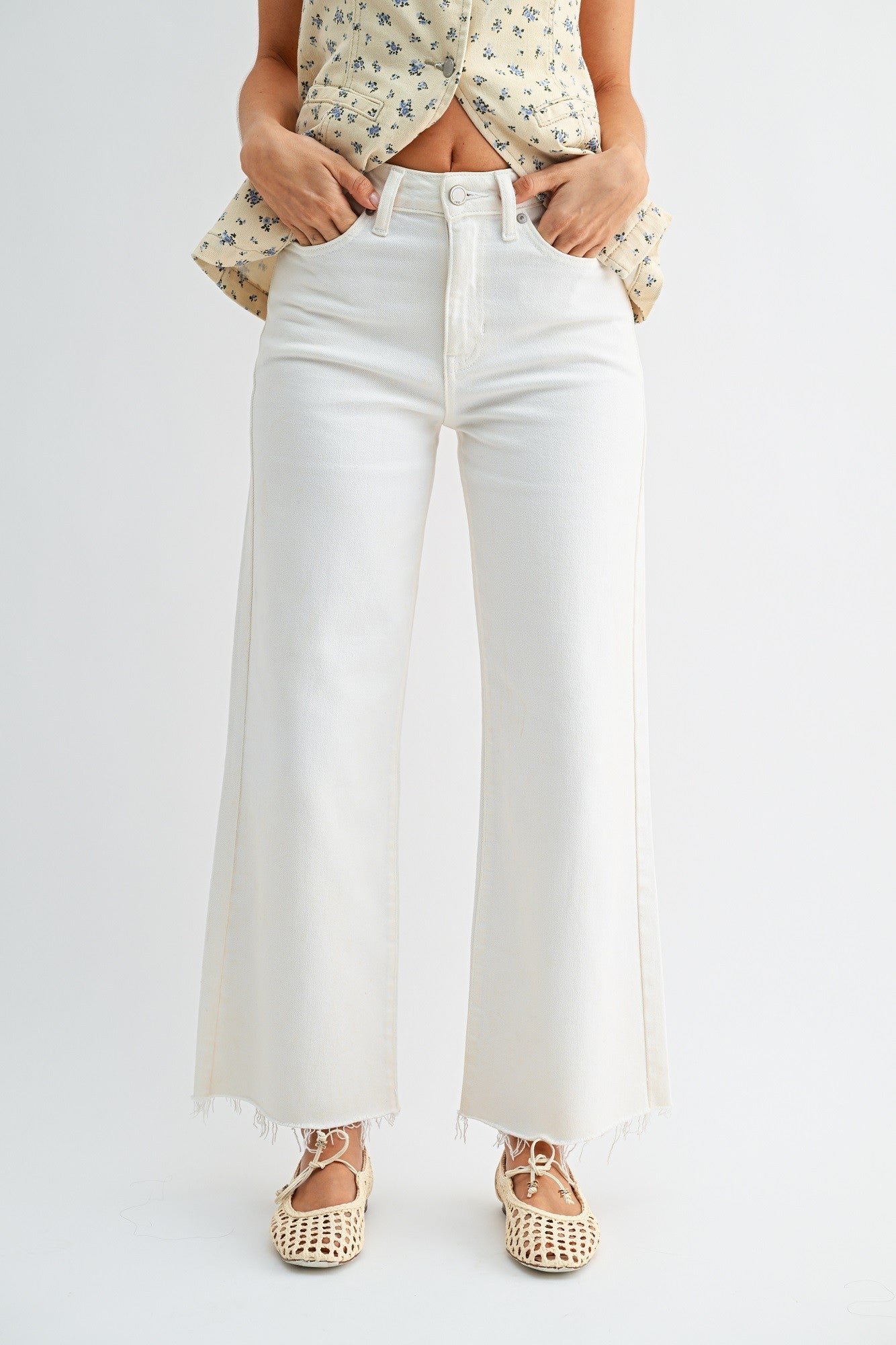 Elizabeth Slim Wide Leg Jean
