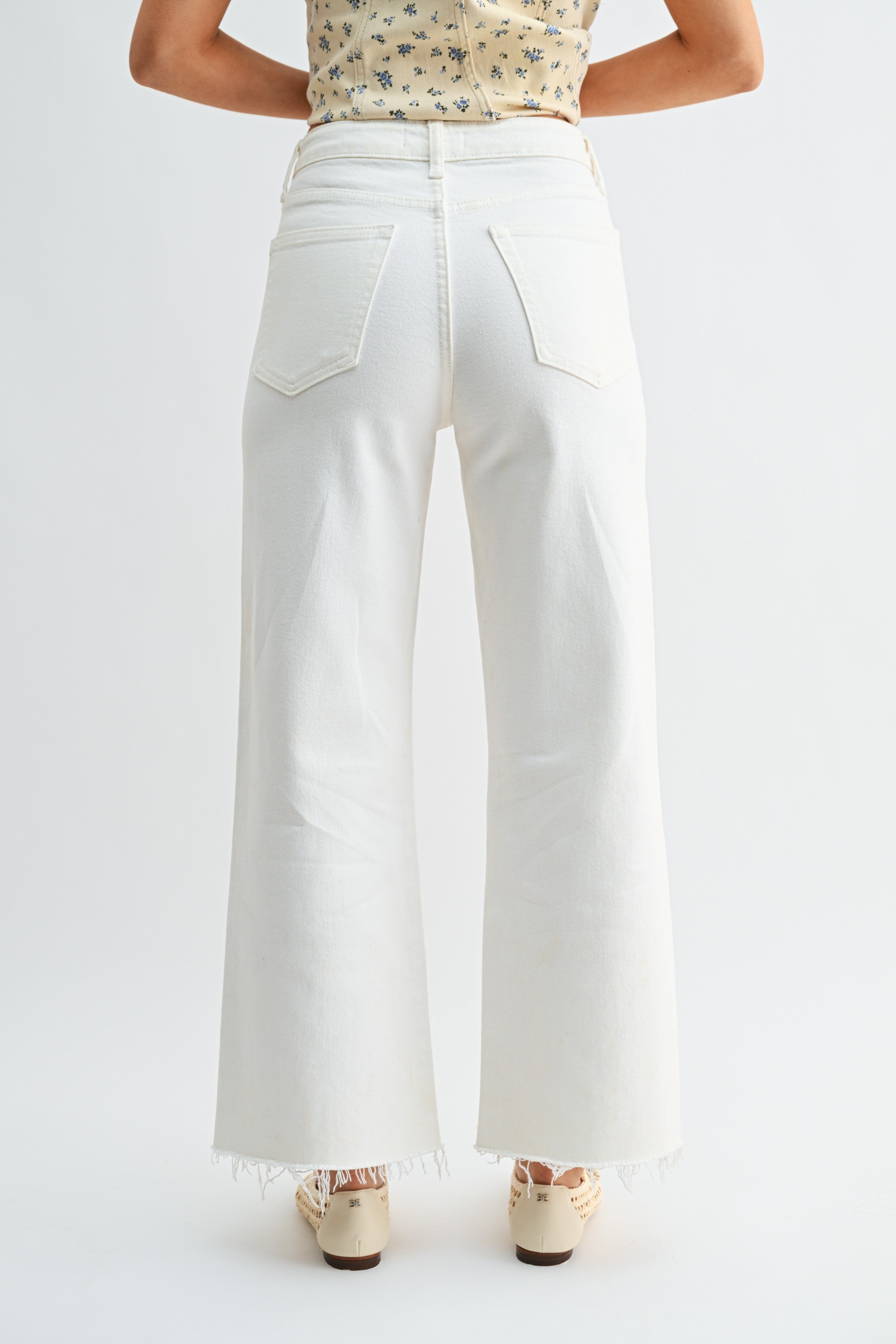 Elizabeth Slim Wide Leg Jean