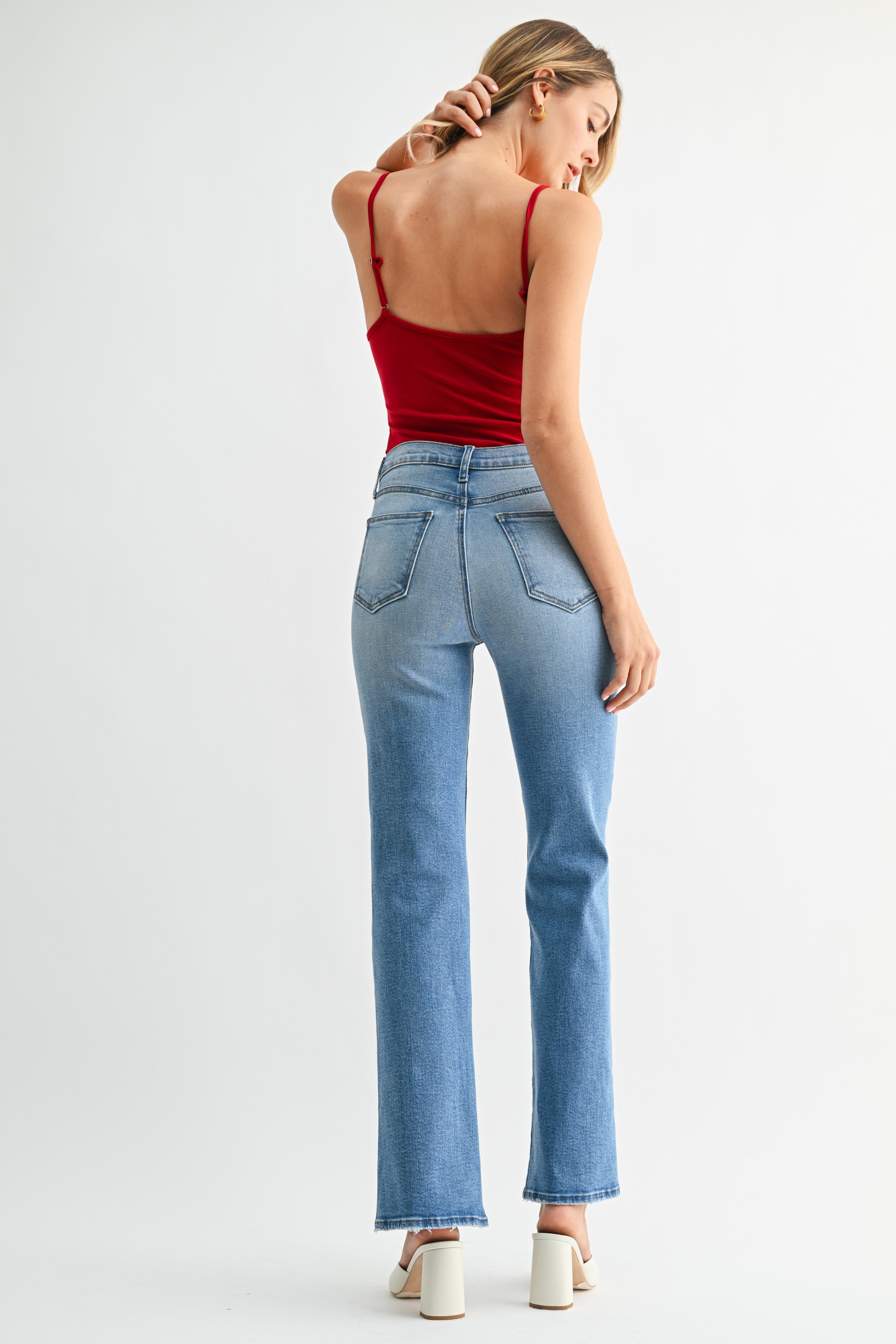 Kelsey Vintage Relaxed Slight Flare