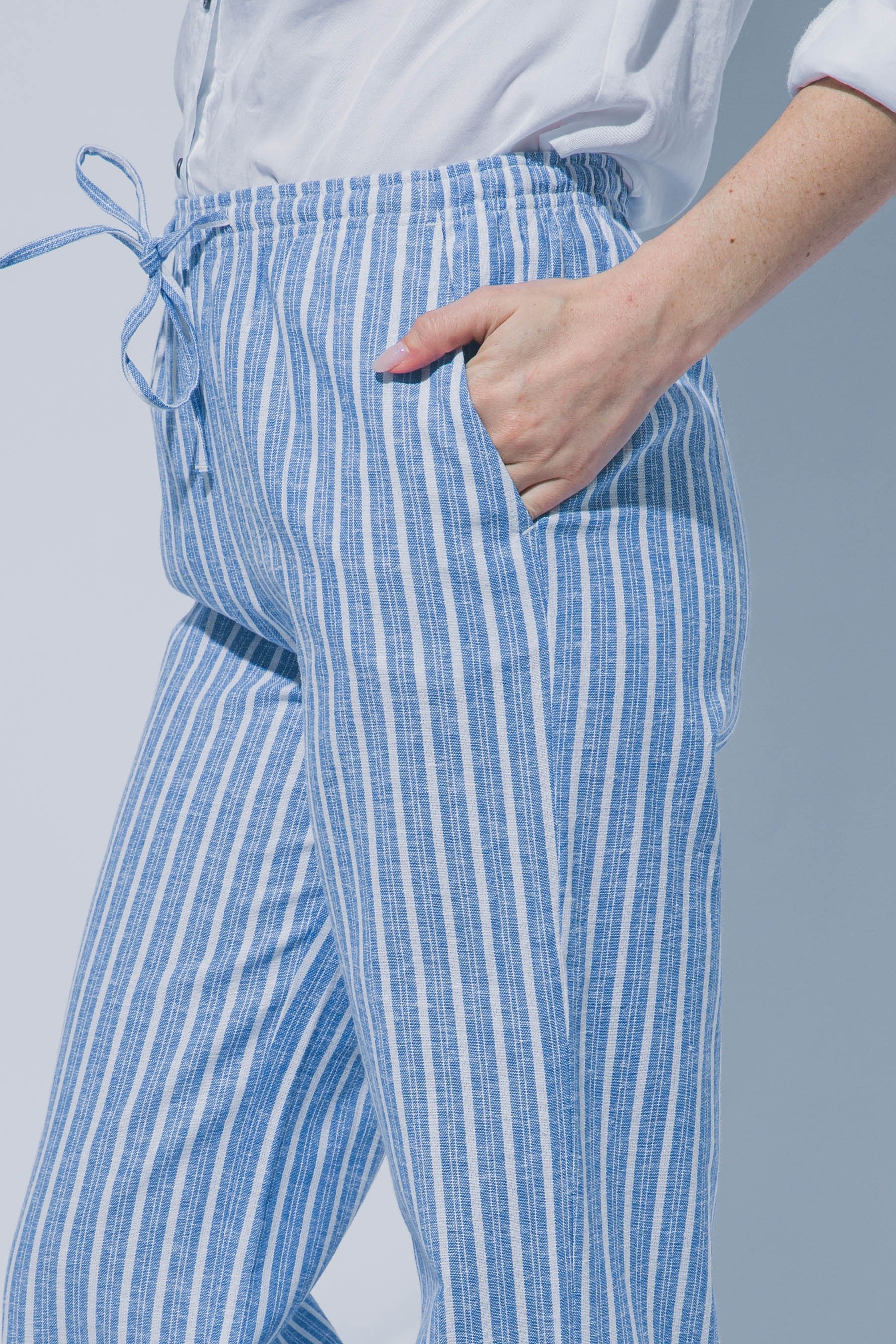 Striped Linen Pants MORE COLORS