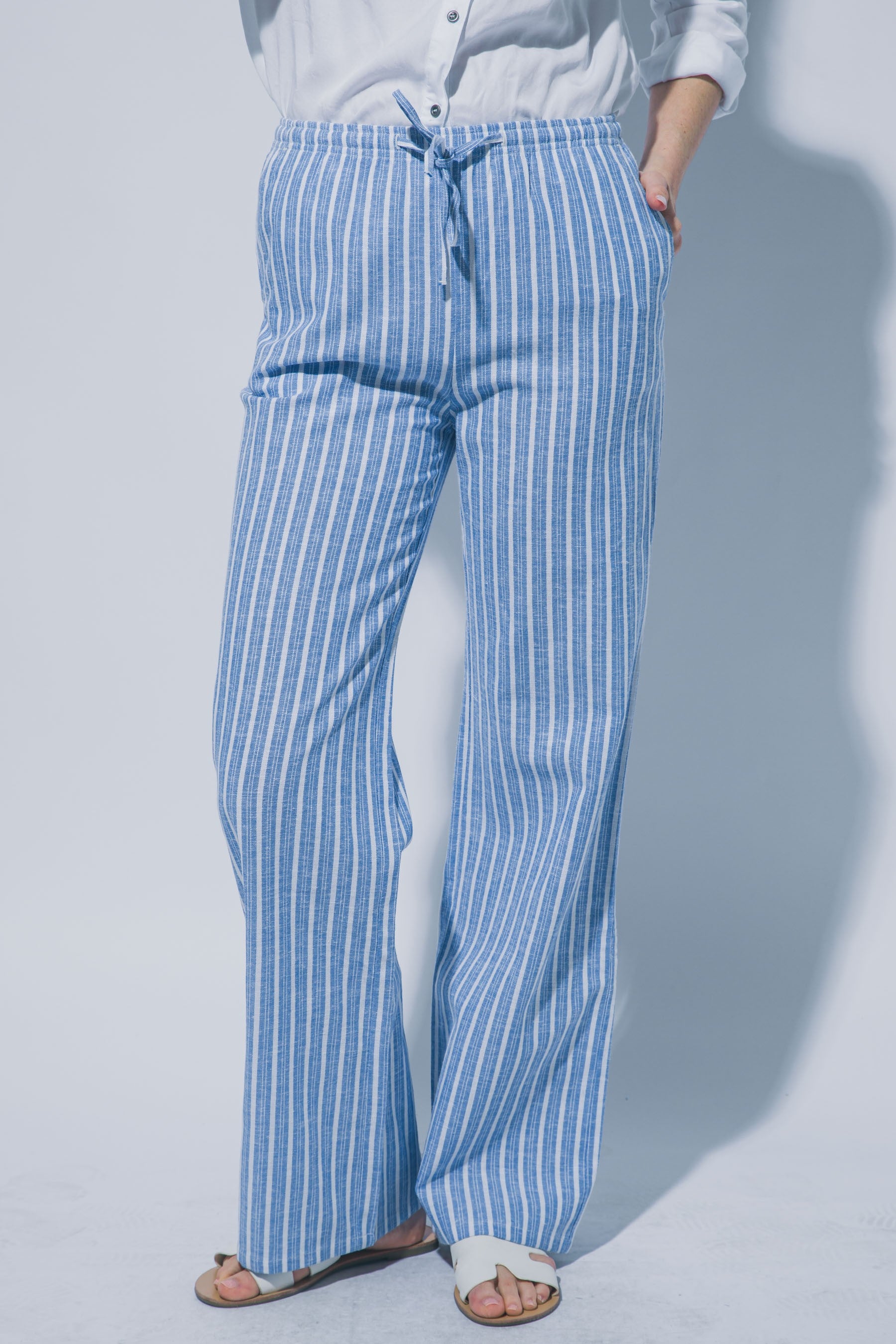 Striped Linen Pants MORE COLORS
