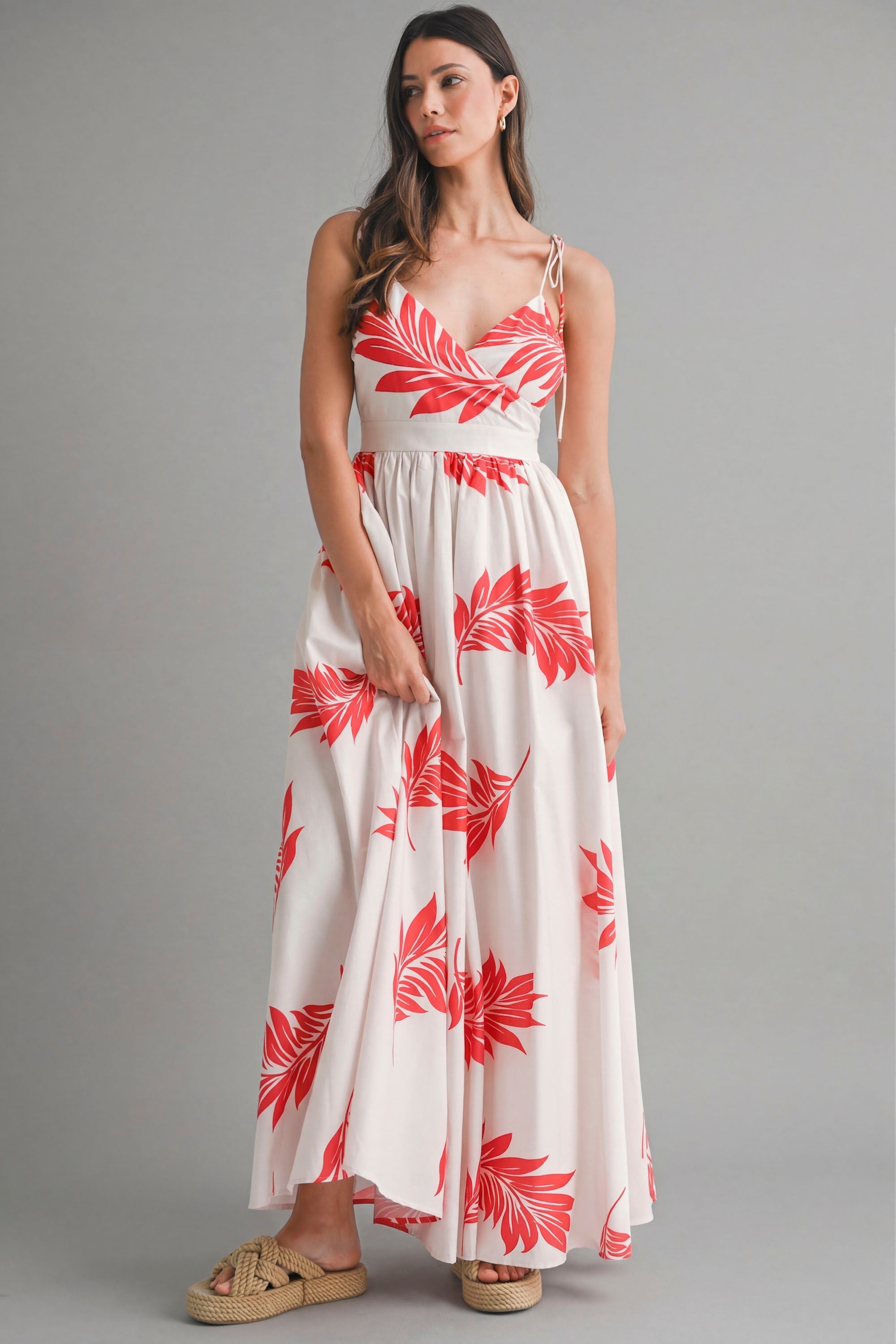 Tropical Print Maxi Dress FINAL SALE