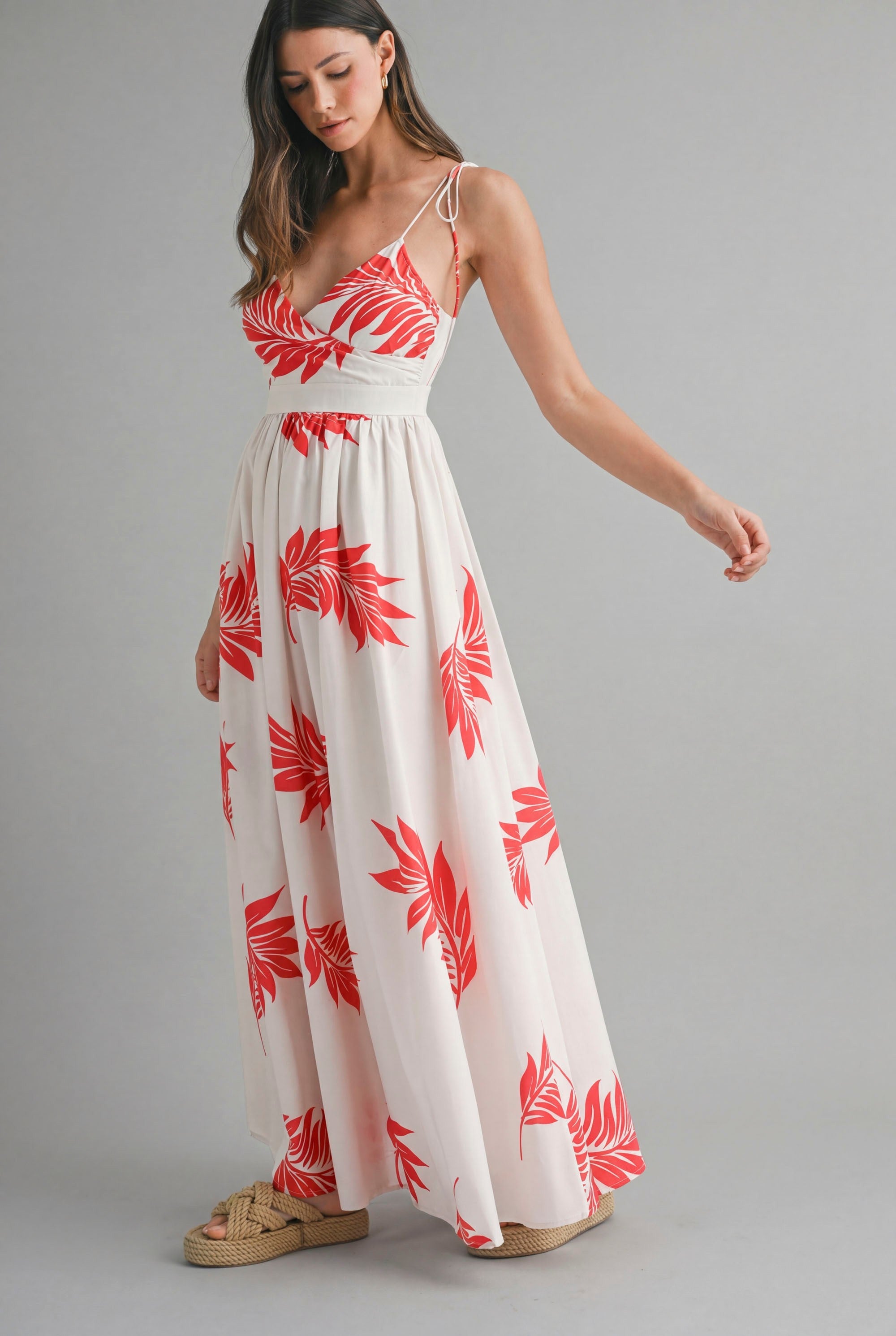 Tropical Print Maxi Dress FINAL SALE